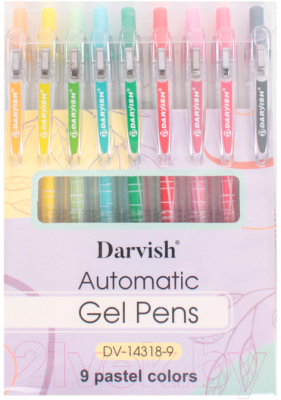 Набор гелевых ручек Darvish DV-14318-9 - фото