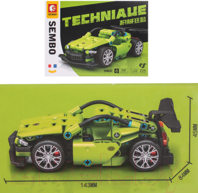 Конструктор Darvish Машинка / SR-T-3644