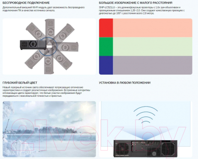 Проектор Sonnoc SNP-LC501LW