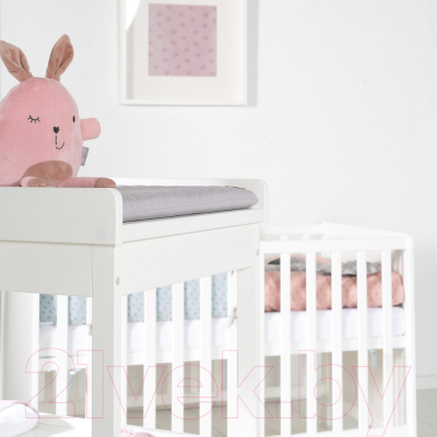 Столик пеленальный Roba С матрасиком / 212060WEV230 (белый)