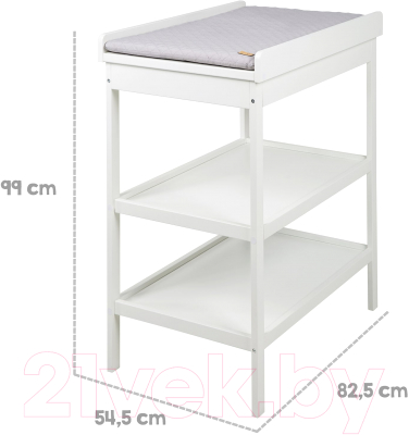 Столик пеленальный Roba С матрасиком / 212060WEV230 (белый)