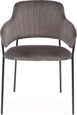 Стул Алвест AV 448 (темно-серый бархат/черный)