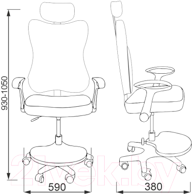 Кресло детское AksHome Lolu