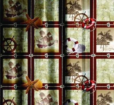 Шторка-занавеска для ванны Вилина 6666-1804-1 - фото