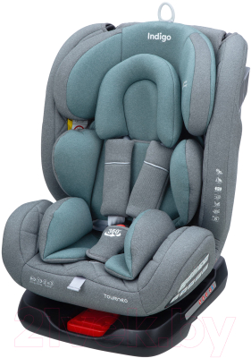 Автокресло INDIGO Tourneo Isofix (серый/зеленый)