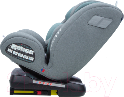 Автокресло INDIGO Tourneo Isofix (серый/зеленый)