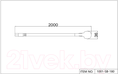Шнур сетевой FAVOURITE 1001-SB-180