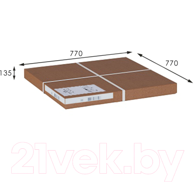 Журнальный столик Мебелик Глория С