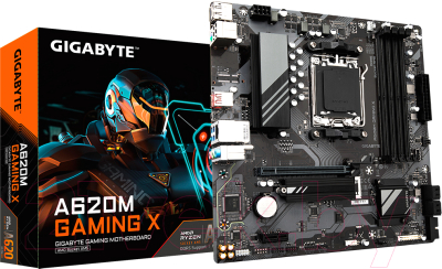 Материнская плата Gigabyte A620M Gaming X