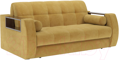 Диван Mebel-Ars Аккордеон Барон №3 (Cabrio 27 желтый) - фото