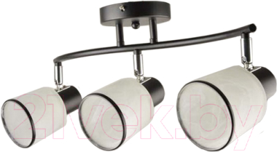 Потолочный светильник Mirastyle BL-14854/3 BK+CR - фото