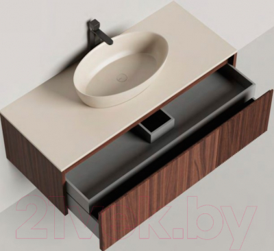 Тумба с умывальником Salini Domino Onda Plus 27D212ON (шпон)