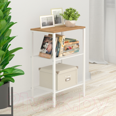 Стеллаж ЗМИ Торонто 13 / СТТ13 (белый)