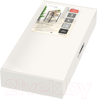 Стеллаж ЗМИ Торонто 13 / СТТ13 (белый)