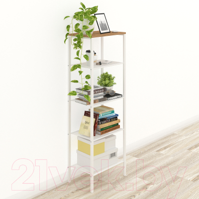 Стеллаж ЗМИ Торонто 15 / СТТ15 (белый)