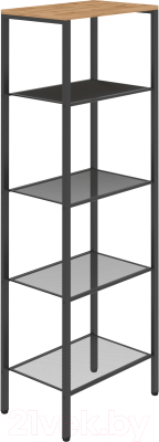 Стеллаж ЗМИ Торонто 15 / СТТ15 (черный) - фото