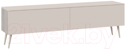 Тумба ТриЯ Порто СМ-393.03.011 (баттл рок/сантьяго софт/бежевый) - фото