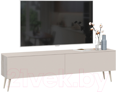 Тумба ТриЯ Порто СМ-393.03.011 (баттл рок/сантьяго софт/бежевый)