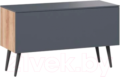 Тумба ТриЯ Порто СМ-393.03.012 (яблоня беллуно/графит софт/серый) - фото