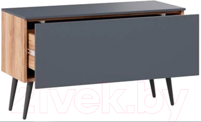 Тумба ТриЯ Порто СМ-393.03.012 (яблоня беллуно/графит софт/серый)