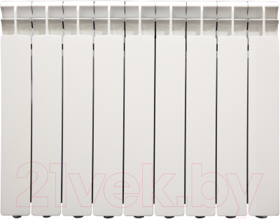 Радиатор алюминиевый Nova Florida Big D3 500/100 White (9 секций) - фото