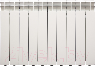 Радиатор алюминиевый Nova Florida Big D3 500/100 White (10 секций) - фото