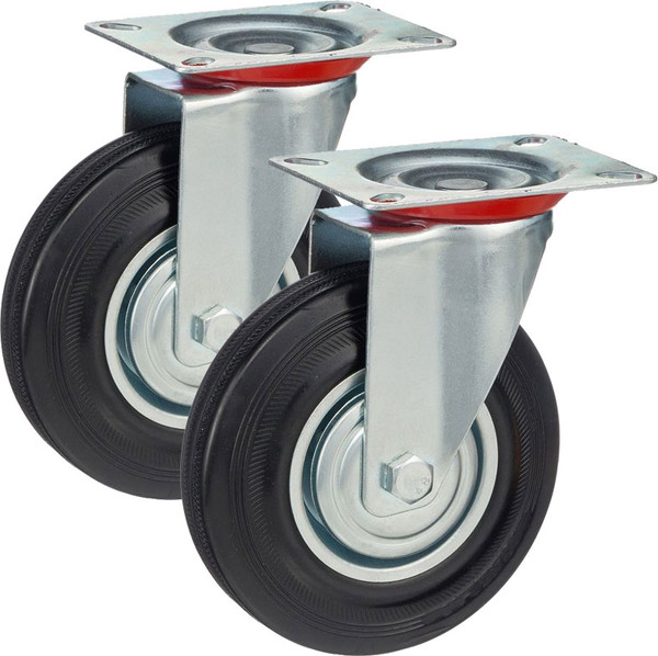 Комплект опор колесных для тележки складской Стелла-техник 4001-100K2 - фото