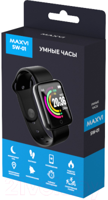 Умные часы Maxvi SW-01 (белый)