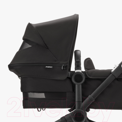 Детская универсальная коляска Bugaboo Donkey 5 2 в 1 с капюшоном (Black/Forest Green)