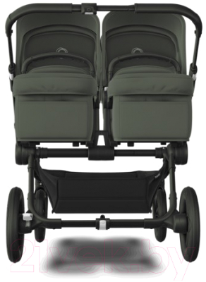 Детская универсальная коляска Bugaboo Donkey 5 2 в 1 с капюшоном (Black/Forest Green)
