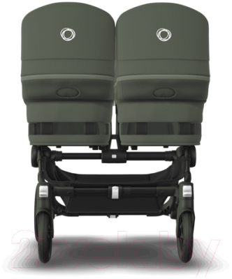 Детская универсальная коляска Bugaboo Donkey 5 2 в 1 с капюшоном (Black/Forest Green)