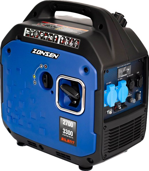Инверторный генератор Zonsen BQH3300II / 1TP7DF628 - фото
