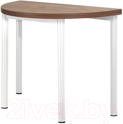 Обеденный стол Millwood Далис 1 (дуб табачный Craft/металл белый) - фото