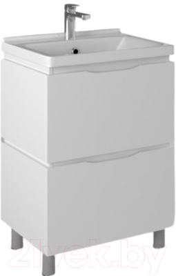 Тумба с умывальником Briz Милана 60 / 226 03-08060-18 00 БЕЛ - фото