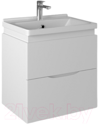 Тумба с умывальником Briz Сити 60 / 232 03-18060-18 00 БЕЛ - фото