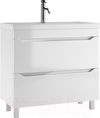 Тумба под умывальник Айсберг Bazis 90 Ева В2 DA5909T - фото