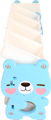 Стеллаж Pituso Медвежонок с ящиками / L-XXSNJ13 (голубой)