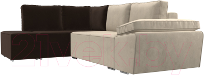 Диван угловой Лига Диванов Хьюго левый