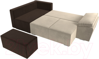 Диван угловой Лига Диванов Хьюго левый