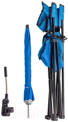 Кресло складное KingTul С зонтом садовым / KT-DW-2009Z