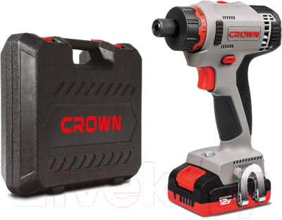 Аккумуляторный шуруповерт CROWN CT21081HB-2BMC - фото
