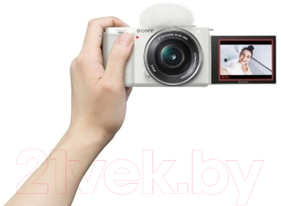 Беззеркальный фотоаппарат Sony ZV-E10 kit 16-50мм / ZV-E10L W