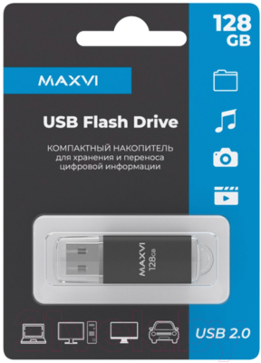 USB flash накопитель Maxvi MP 128GB 2.0