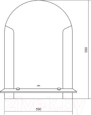 Зеркало Mixline Муза 552616
