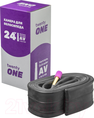 Камера для велосипеда Twenty ONE 24х1.75/2.125 AV/AVR28-40/48L - фото