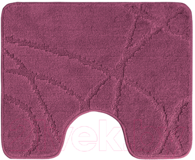 Коврик для туалета Gokyildiz Standart 60x50 / CROSS-4034-ORCHID - фото