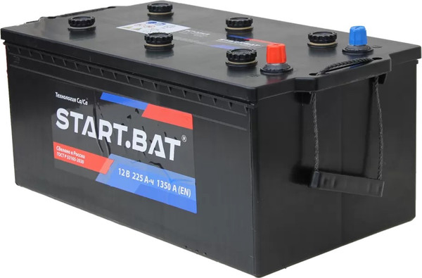 Автомобильный аккумулятор СтартБат 6СТ-225 Евро 1350A