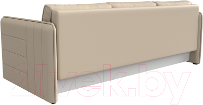 Диван Лига Диванов Слим / 119820 (экокожа бежевый)