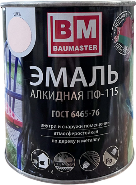 Эмаль BauMaster ПФ-115 - фото