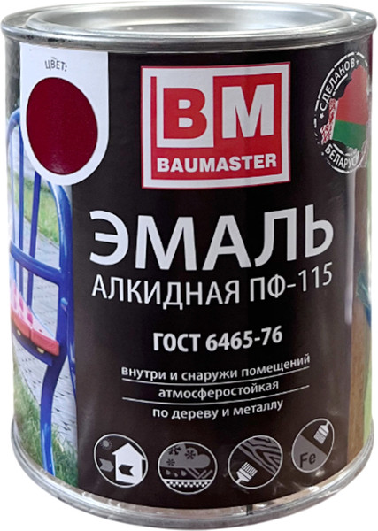 Эмаль BauMaster ПФ-115 - фото